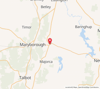 Map of Carisbrook, VictoriaVictoria