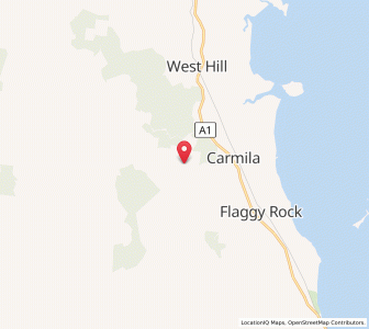 Map of Carmila West, Queensland