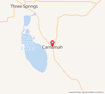 Map of Carnamah, Western Australia