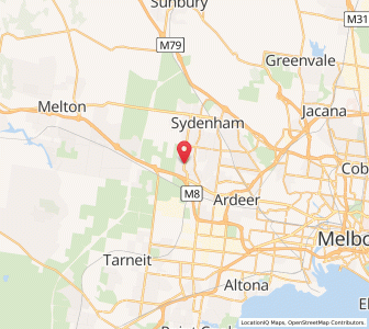 Map of Caroline Springs, VictoriaVictoria