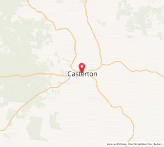 Map of Casterton, VictoriaVictoria