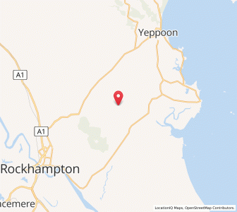 Map of Cawarral, Queensland