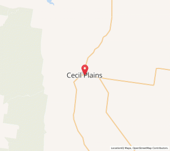 Map of Cecil Plains, Queensland