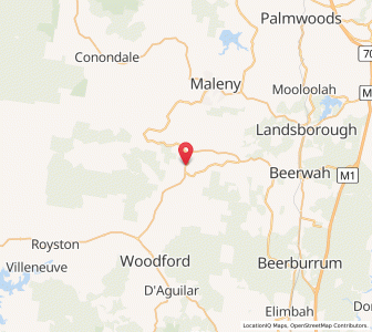 Map of Cedarton, Queensland