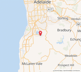 Map of Chandlers, South Australia