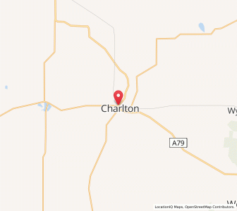 Map of Charlton, VictoriaVictoria