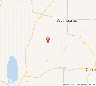 Map of Chirrup, VictoriaVictoria