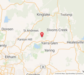 Map of Chiselhurst, VictoriaVictoria