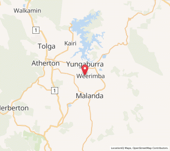 Map of Chumbrumba, Queensland