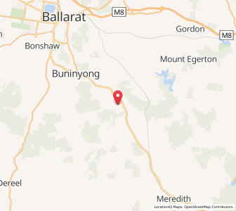 Map of Clarendon, VictoriaVictoria