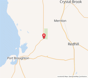 Map of Clements Gap, South Australia