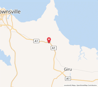 Map of Clevedon, Queensland