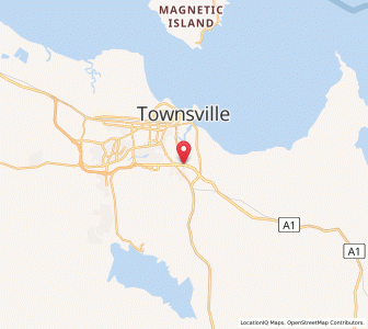 Map of Cluden, Queensland