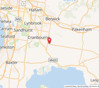 Map of Clyde, VictoriaVictoria