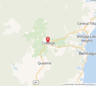 Map of Cobargo, New South Wales
