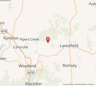 Map of Cobaw, VictoriaVictoria