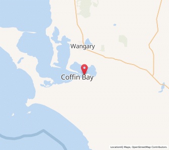 Map of Coffin Bay, South Australia