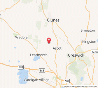 Map of Coghills Creek, VictoriaVictoria