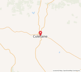Map of Coleraine, VictoriaVictoria