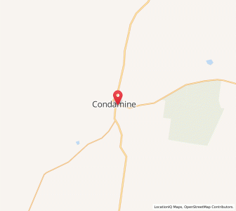 Map of Condamine, Queensland
