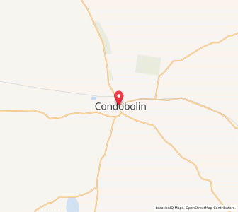 Map of Condobolin, New South Wales