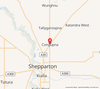 Map of Congupna Road, VictoriaVictoria