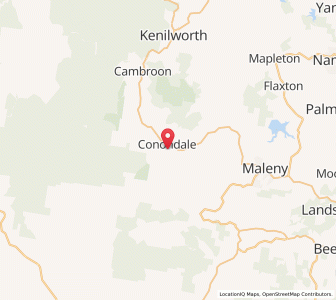 Map of Conondale, Queensland