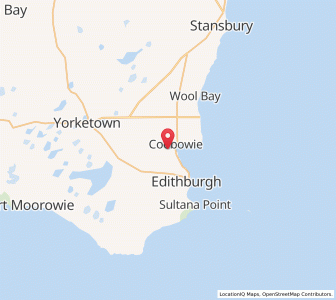 Map of Coobowie, South Australia