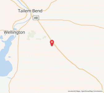 Map of Cookes Plains, South Australia