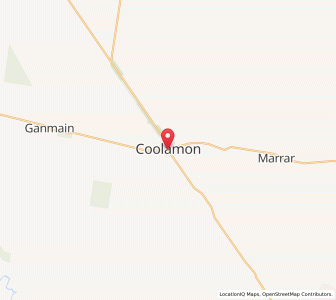 Map of Coolamon, New South Wales