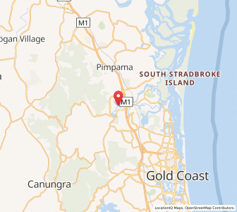 Map of Coomera, Queensland