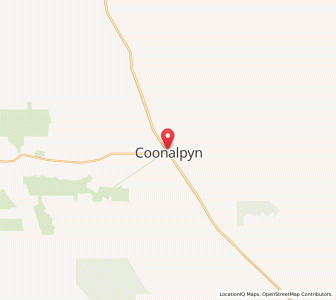 Map of Coonalpyn, South Australia