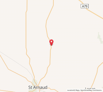 Map of Coonooer Bridge, VictoriaVictoria