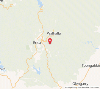 Map of Coopers Creek, VictoriaVictoria