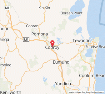 Map of Cooroy, Queensland
