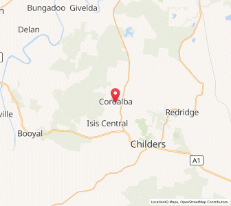 Map of Cordalba, Queensland