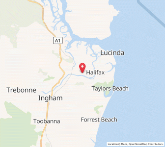 Map of Cordelia, Queensland