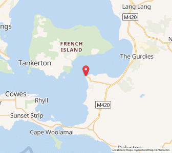 Map of Corinella, VictoriaVictoria