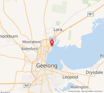 Map of Corio, VictoriaVictoria