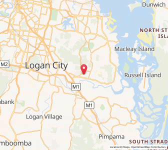 Map of Cornubia Park, Queensland