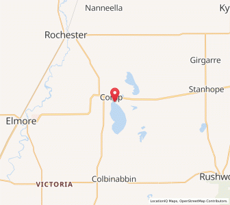 Map of Corop, VictoriaVictoria