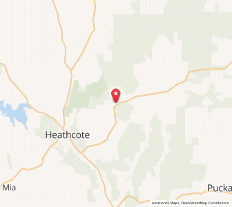 Map of Costerfield, VictoriaVictoria