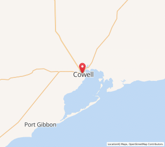 Map of Cowell, South Australia