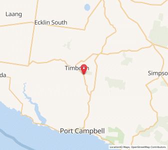 Map of Cowleys Creek, VictoriaVictoria