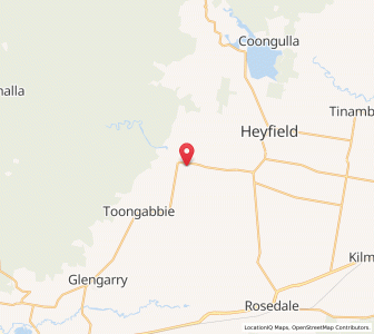 Map of Cowwarr, VictoriaVictoria