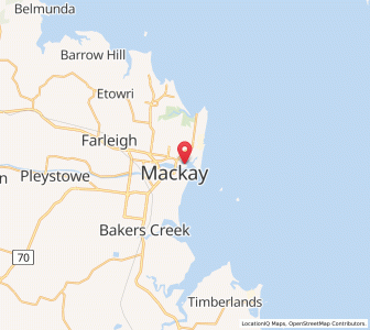 Map of Cremorne, Queensland