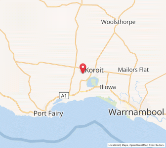 Map of Crossley, VictoriaVictoria