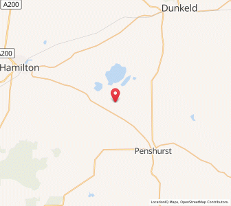 Map of Croxton East, VictoriaVictoria