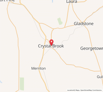 Map of Crystal Brook, South Australia