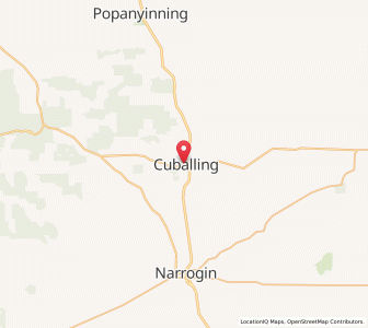 Map of Cuballing, Western Australia